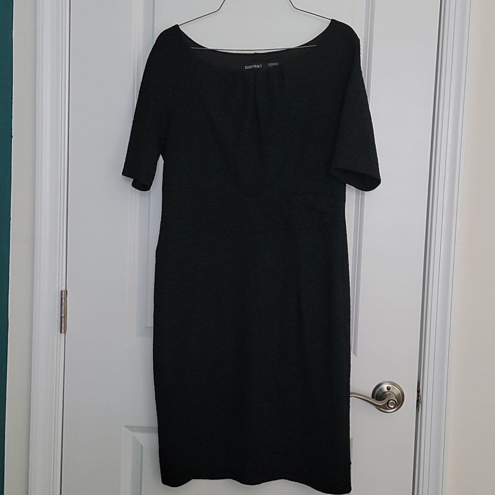 Ellen Tracy black knee length dress size 8